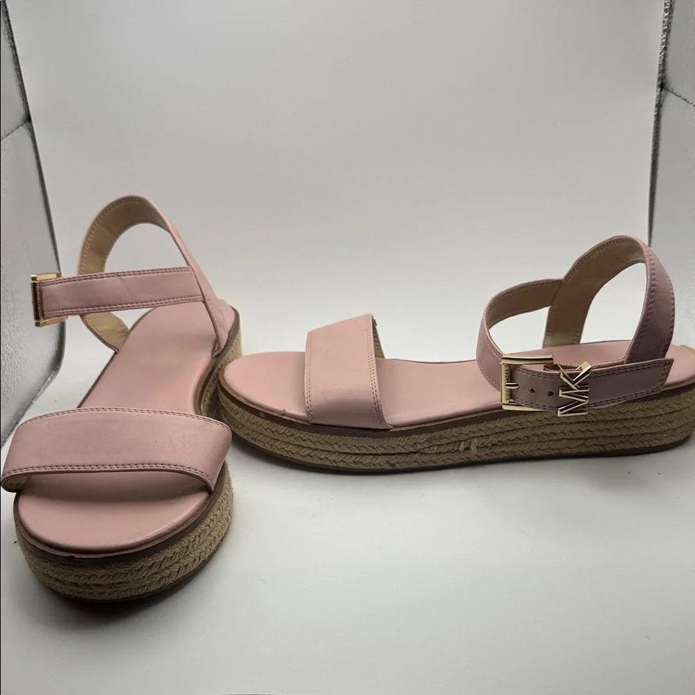 Michael Kors Light Pink Platform Sandals - Picture 1 of 1